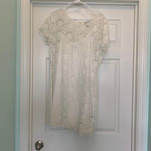 White Lace Forever 21 dress